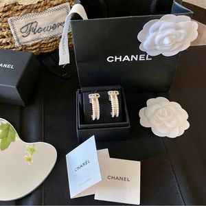 Chanel hoops earrings